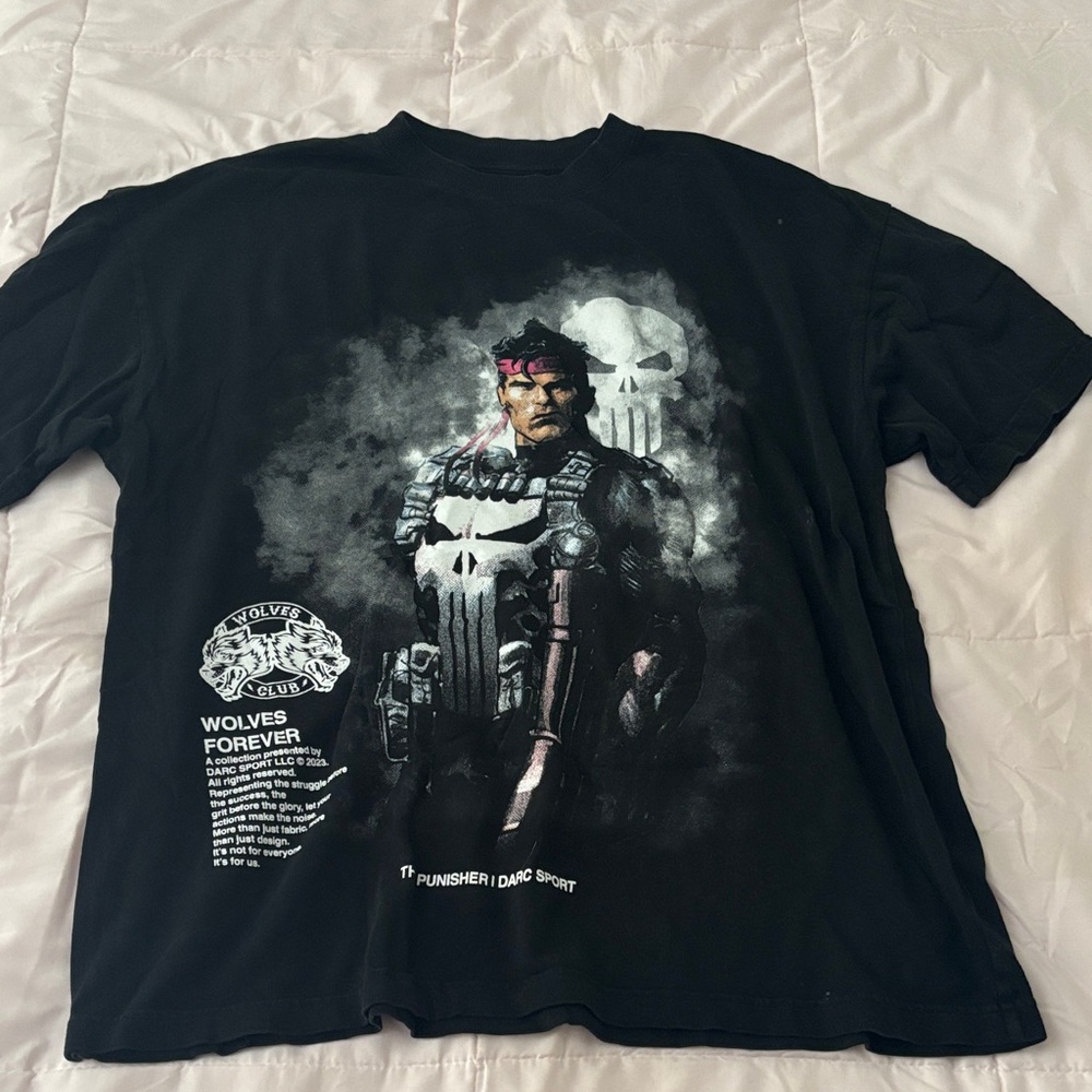 Darc Sport Black Punisher Graphic Tee